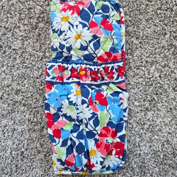 Vera Bradley Curling Iron Cover Case in the Summer Cottage pattern.